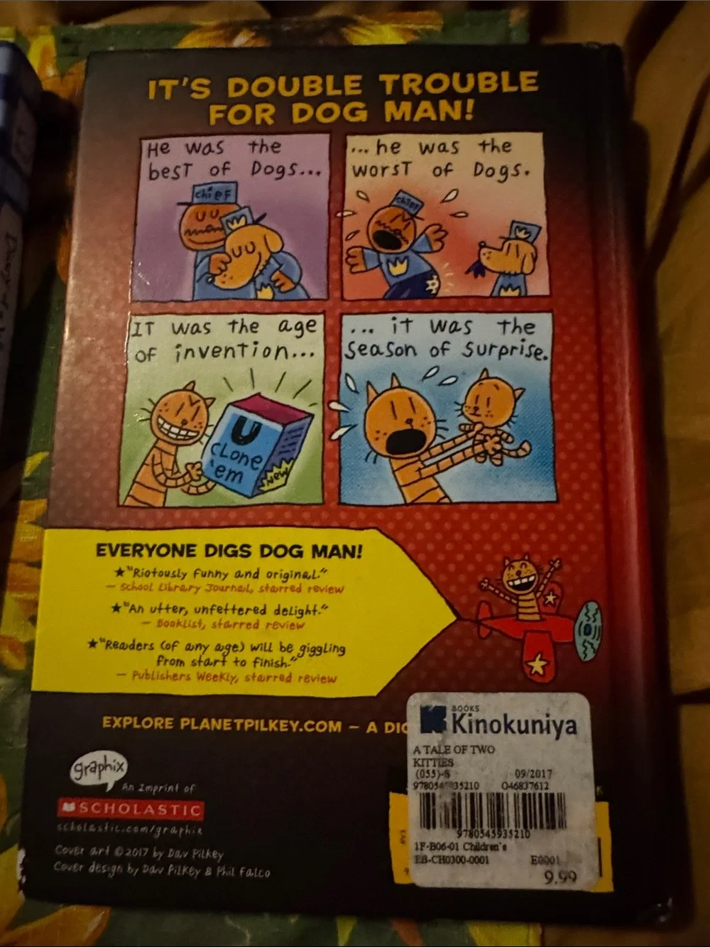 Diary of a Wimpy Kid Dog Man Hardcover Book Bundle 3rd Wheel Deep End 2 Kitties